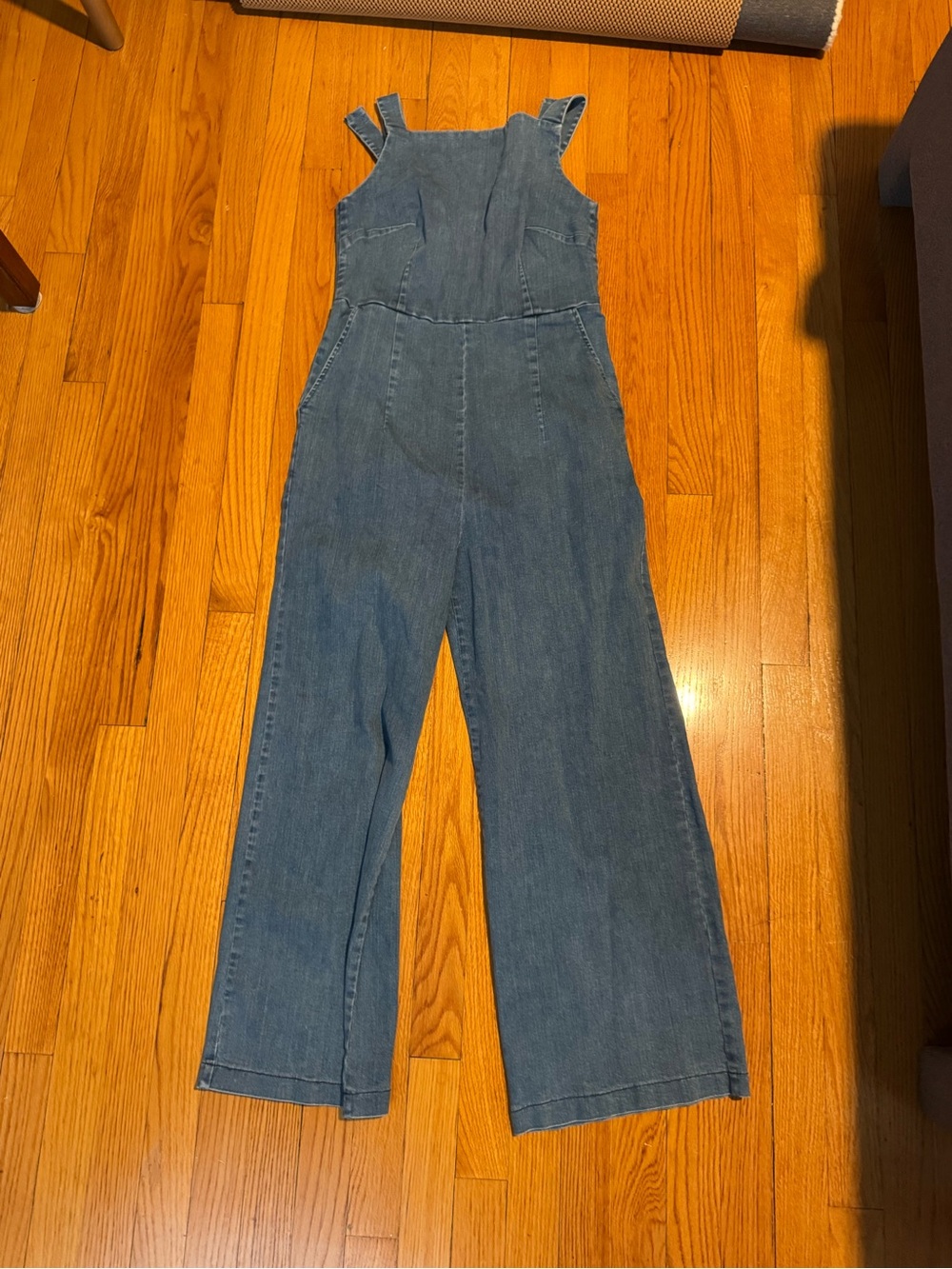 Loup - Denim Wide-Leg Jumpsuit - Blue